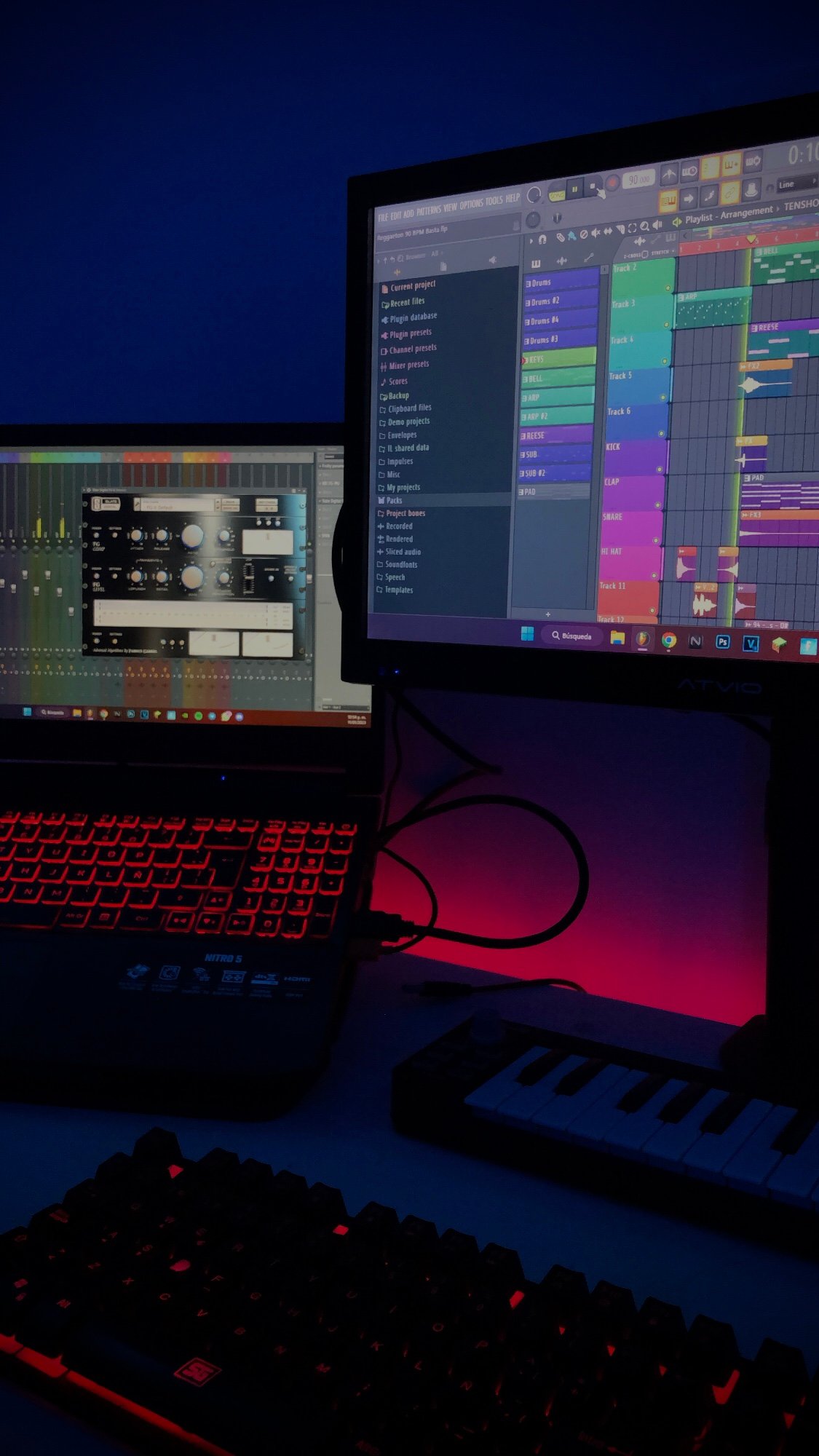 Tensho en el estudio